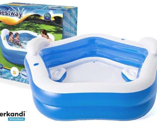 Φουσκωτή πισίνα Pentagon 213 x 206 x 69 cm Bestway 54153