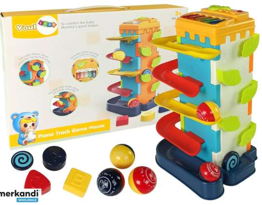 Сортировщик блоков Ball Slide с фортепиано