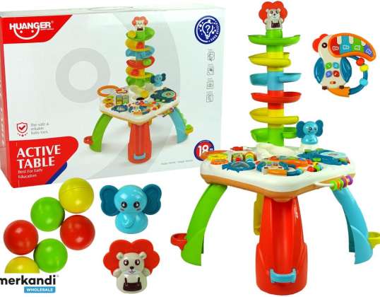Tavolo educativo Palla Scivolo Piano Basket Ingranaggi