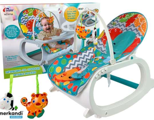 Cradle Rocker Chair Feeding Chair 2in1 Vibration Music