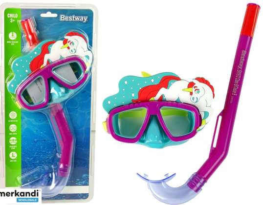 Dyr Snorkling Maske Rosa Bestway 24059
