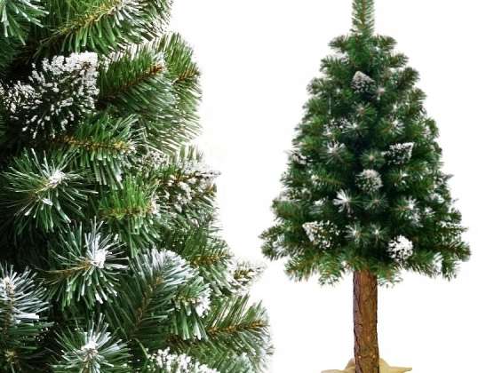 UMĚLÝ VÁNOČNÍ STROMEK NA KMENI DIAMANTOVÉ BOROVICE 160 CM - VÁNOČNÍ SEZÓNA - POUZE VELKOOBCHOD