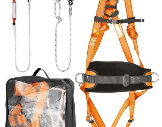 Kit de seguridad con cinturón de cadera y amortiguador