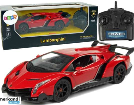 Σπορ αυτοκίνητο R/C 1:24 Lamborghini Veneno Red 2.4 G Φώτα