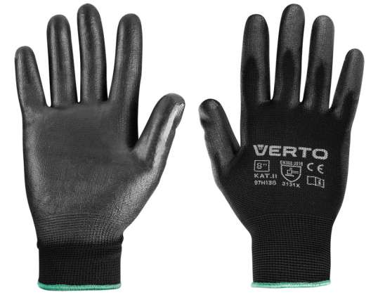 PU Coated Garden Gloves Size 8"