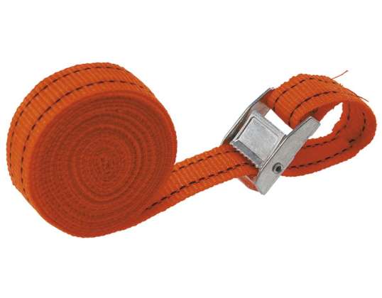 Bagasjeremmer 2.5 m x 25 mm. 2 stk.