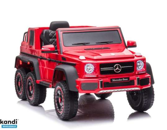 Mercedes Benz G63 6X6 Batterie Auto rot