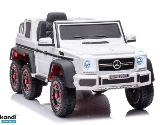Mercedes Benz G63 6X6 aku auto valge