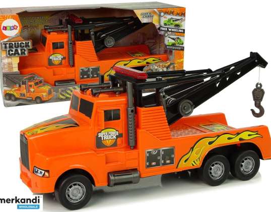 Auto Truck Tow Truck Vejhjælp 1:10 Orange reb