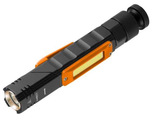 USB-ladbar lommelykt 300 lm 2 i 1 CREE XPE COB LED
