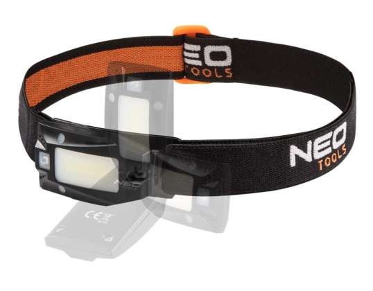 Rechargeable USB Headlamp 180 lm COB LED with Motion Sensor