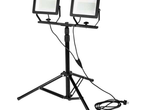 Projecteur Double 2x100W SMD LED 2 x 8500lm sur Trépied 1.8m