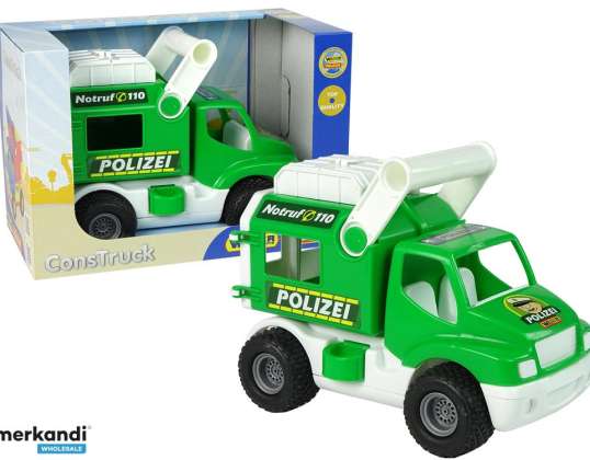 Auto Polizei Auto ConsTruck Grün Polesie 41906