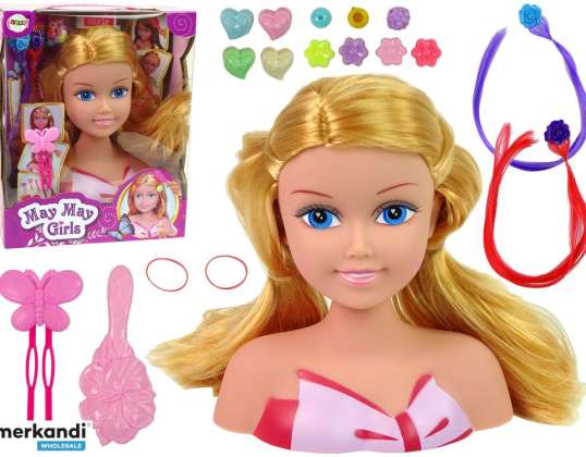 Puppenkopf Accessoires Perlen Manschettenknöpfe Bunte Highlights