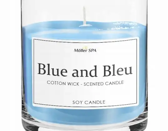 Möller SPA - BLU und BLEU NATURAL SOY CANDLE PARFÜM DUFTKERZE