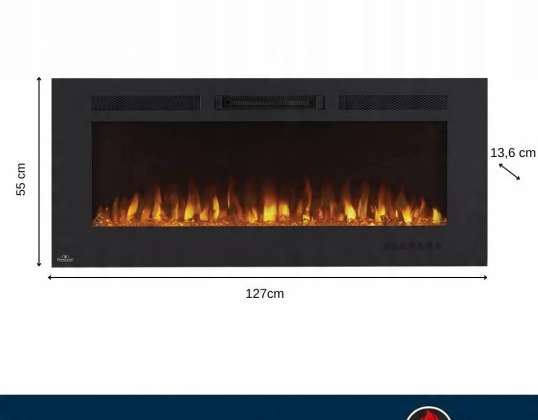 NAPOLEON ALLURE PHANTOM ELEKTRISK PEJS OPVARMNINGSFUNKTION 2000W 50 TOMMER