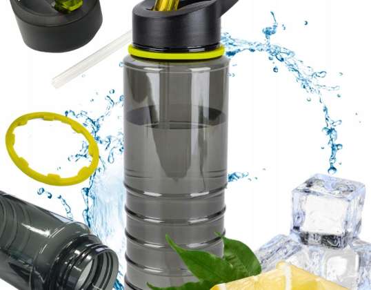 TRITAN SPORTFLES MET RIETJESWATERFLES LEKVRIJ BPA VRIJ 750ML