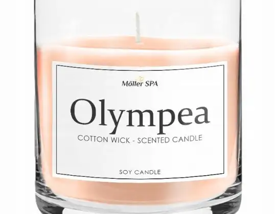 Möller SPA OLYMPEA SOY NATŪRALI ŽVAKĖ KVEPALAI KVAPIOJI ŽVAKĖ