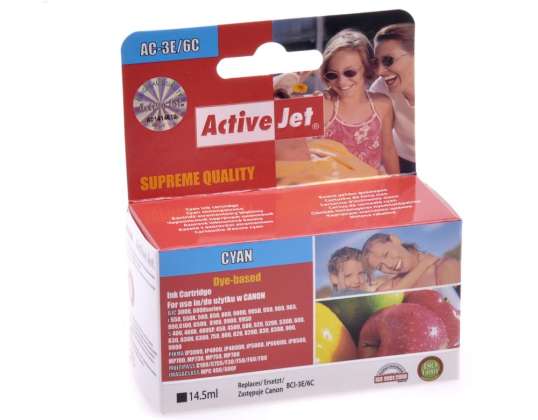 TUSZ ActiveJet do drukarki Canon  CI 3e/6C  cyjan