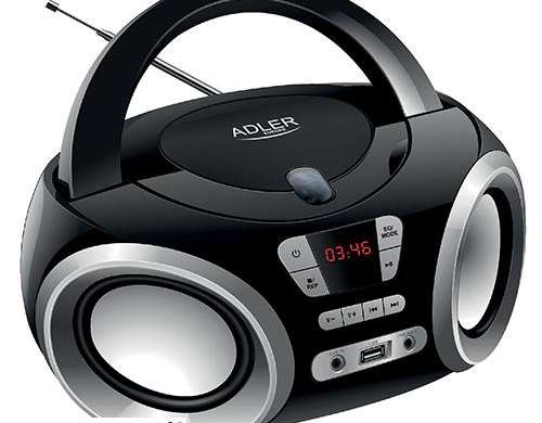 AD 1181 Rádio. Boombox CD MP3. USB.