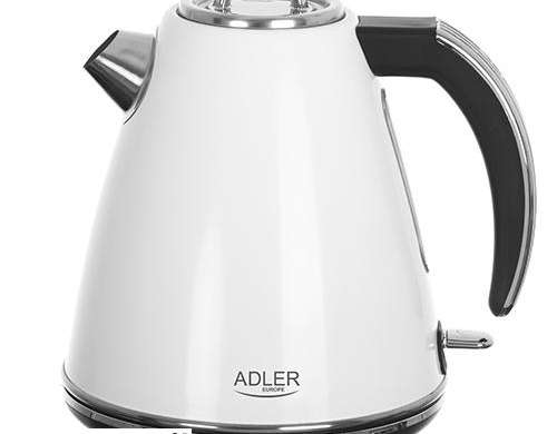 AD 1343 bouilloire en métal blanche 1,5 l strix