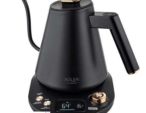 AD 1349 Wasserkocher aus Metall mit langem Auslauf 1,0l