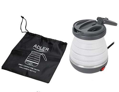 AD 1370 UK Bouilloire en silicone 0.6 l   touristique   prise UK
