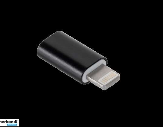 Adapter Micro USB Adapter Apple Lightning M Life black