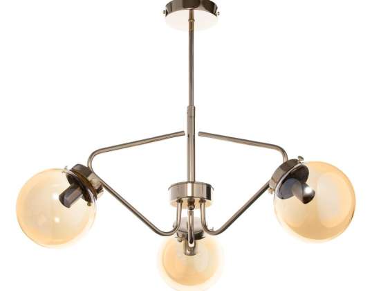 BULAT 3P, závěsné svítidlo, E14 max. 3x40W, zlaté