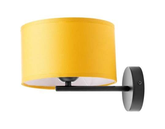 ROLLO wandlamp. max. vermogen 1x60W. mosterdgeel