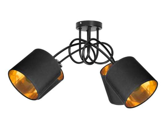 VIGO hanglamp. max. vermogen 4x60W. E27. zwart
