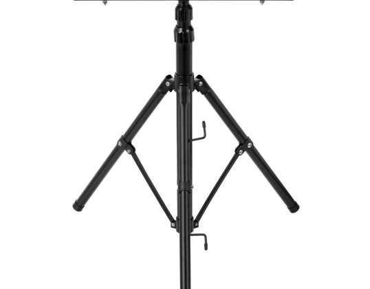 Çiftli tripod LED projektörler için. siyah