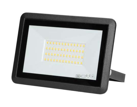 BULLED 50W Flutlicht 4000lm. IP65. 4000K. Aluminium   Glas