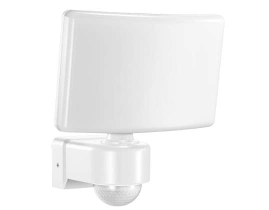 TOS LED 30W Gartenstrahler mit PIR. 2200lm. IP65. 4000K. PC. weiß