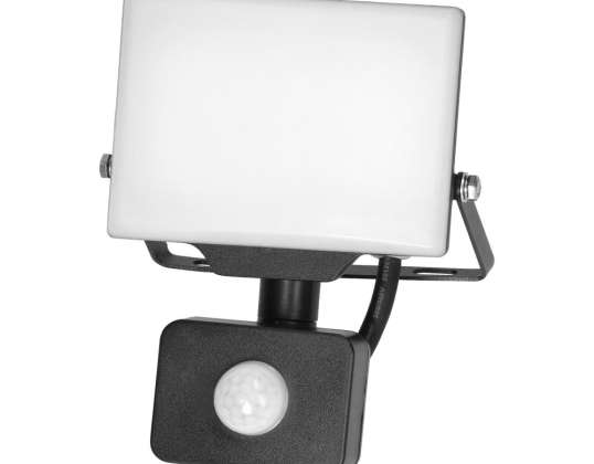 PORTO S LED 20W PIR'li projektör. 1600lm. IP44. 4000K. alüminyum + polikarbonat