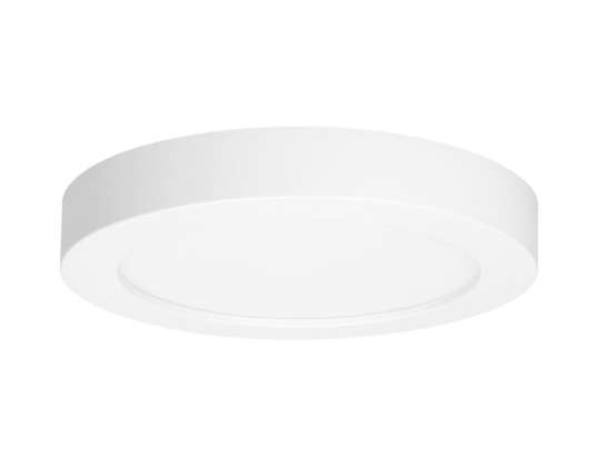 CITY LED 24W. įleidžiamas šviestuvas. paviršinis. apvalus. 1900lm. 3000K. baltas. integruotas LED maitinimo šaltinis