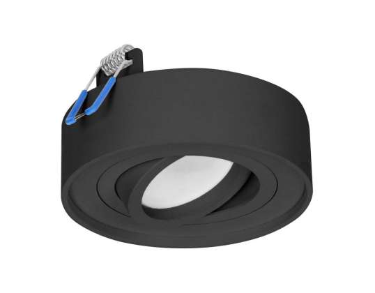 AD OD 6169/B SORMUS R декоративна рамка для точкового світильника. MR16/GU10 макс. 50 Вт. Регульований. колесо. Чорний