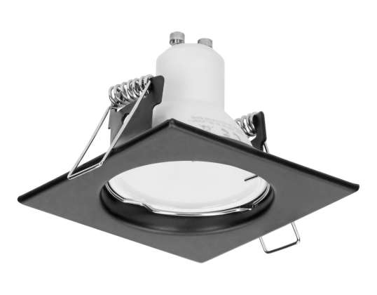 SUTRI SC marco decorativo para iluminación puntual. MR16/GU10 máx. 50W. cuadrado. fijo. negro