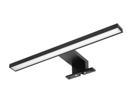 NORTES LED 5W. tükör lámpa. 320lm. 4000K. hossza 30 cm. alumínium. fekete