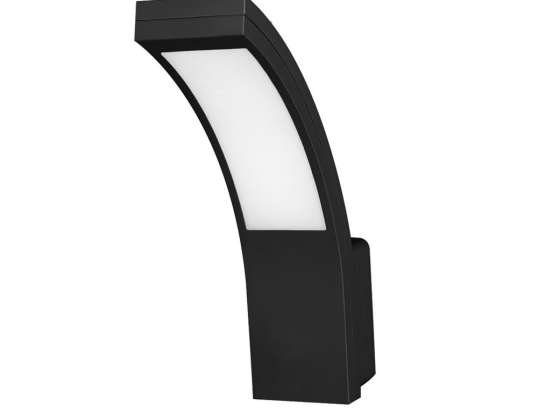 PIRYT LED 10W. udendørs lampe 800lm. IP54. 4000K. sort