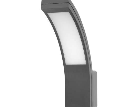 PIRYT LED 10W. садове освітлення  800lm. IP54. 4000K. сірий