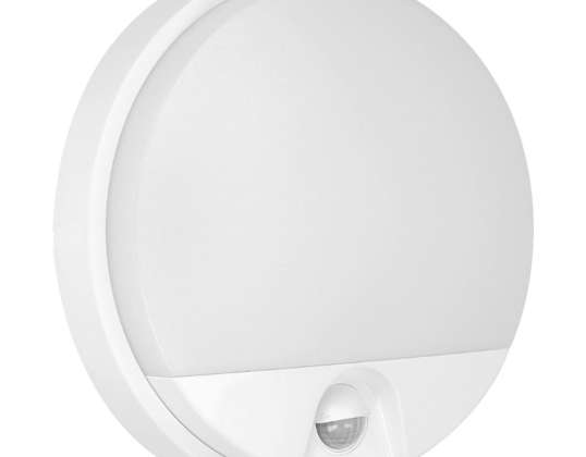 AGAT LED 10W, Gartenleuchte mit Bewegungssensor 140°, 800lm, IP54, 4000K, weiß