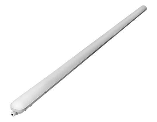 HYZ LED NAUJAS 48W. dulkių nepraleidžianti šviestuvo konstrukcija. 4800lm. IP65. IK08. 4000K. ABS/PC