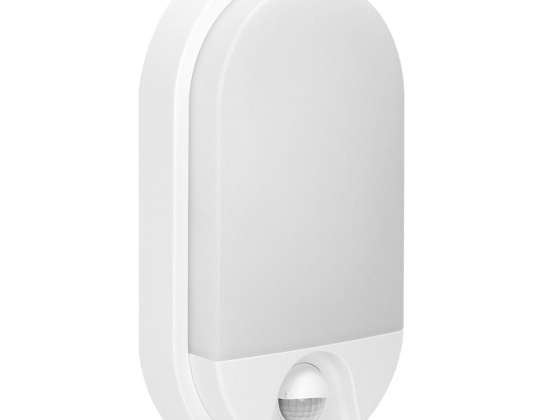 NEFRYT LED 15W. φωτιστικό κήπου με ανιχνευτή κίνησης. 1100lm. IP54. 4000K. λευκό