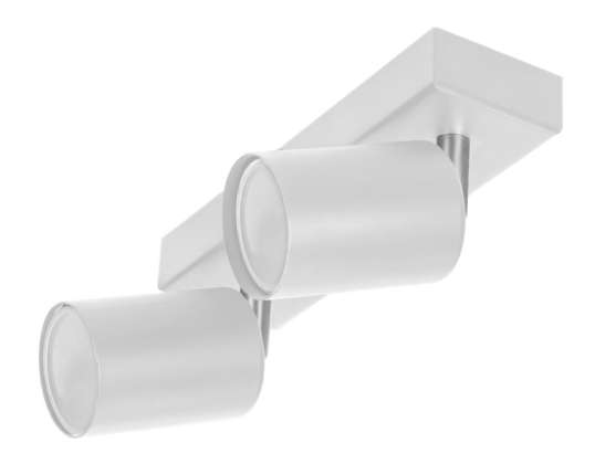 DOA SP 2. wall and ceiling fixture. GU10 max. 2x50W. IP20. white