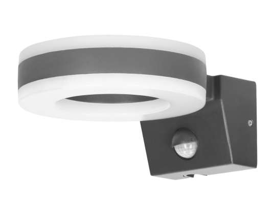 HOWLIT LED 20W. садовий світильник з датчиком руху. 1800lm. IP65. 4000K. сірий