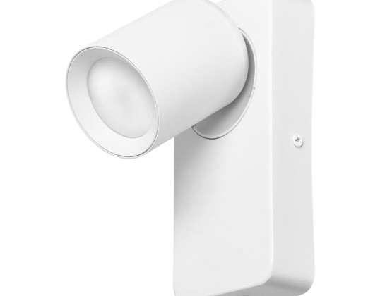 MALTA SP 1. luminaire mural et de plafond. GU10 max. 12W. IP20. blanc. base rectangulaire