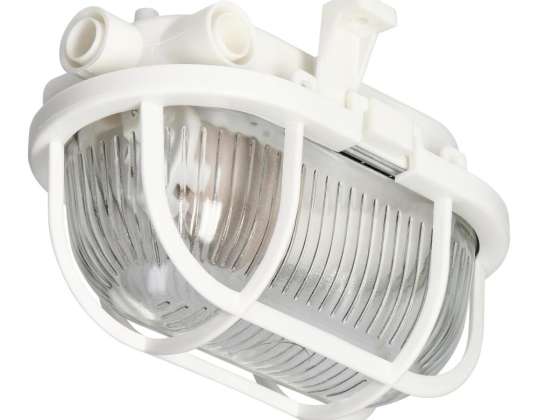SOTOA. Leuchte. E27. max. 15W. IP54. Glasschirm. Kunststoffabdeckung. weiß