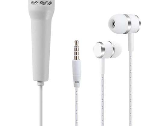 AG100C Mini microphone pour téléphone argenté