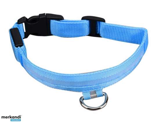 AG232A Collier LED 32-37cm bleu
